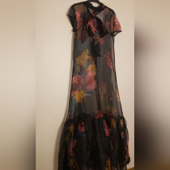 STAUD Black Floral Maxi Dress - Picture 5 of 15